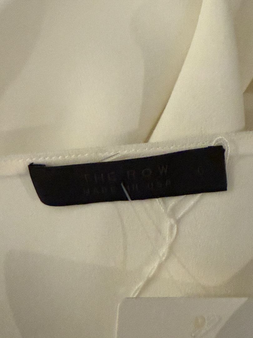The Row Ivory Long Sleeve Blouse – Size 6