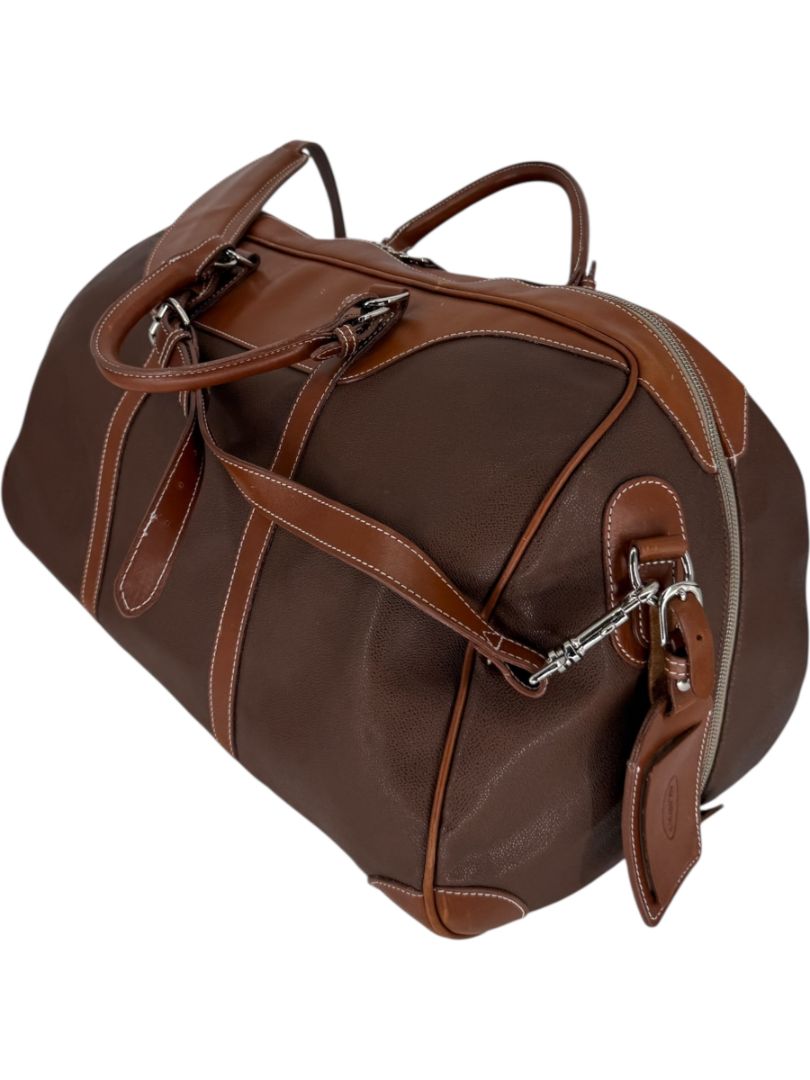 Mulholland Brothers “Hippo” Leather Duffel Bag