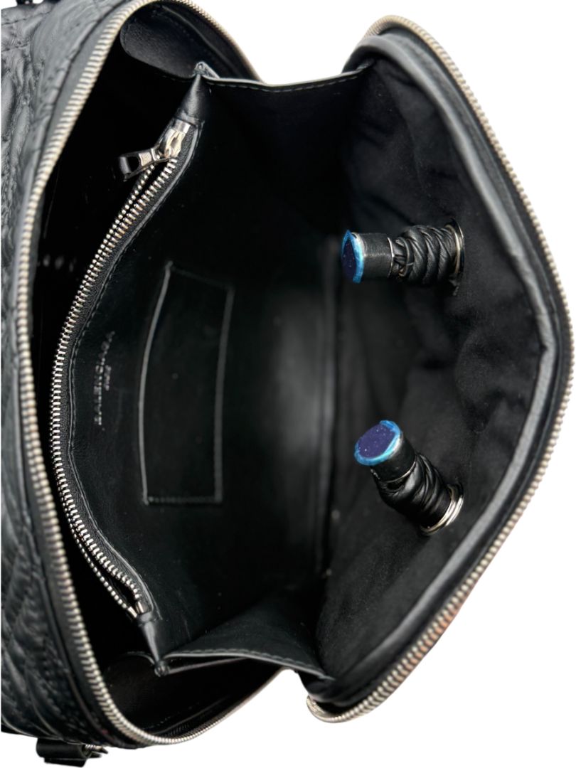 Balenciaga Quilted Blanket Square 2WAY Handbag - Black