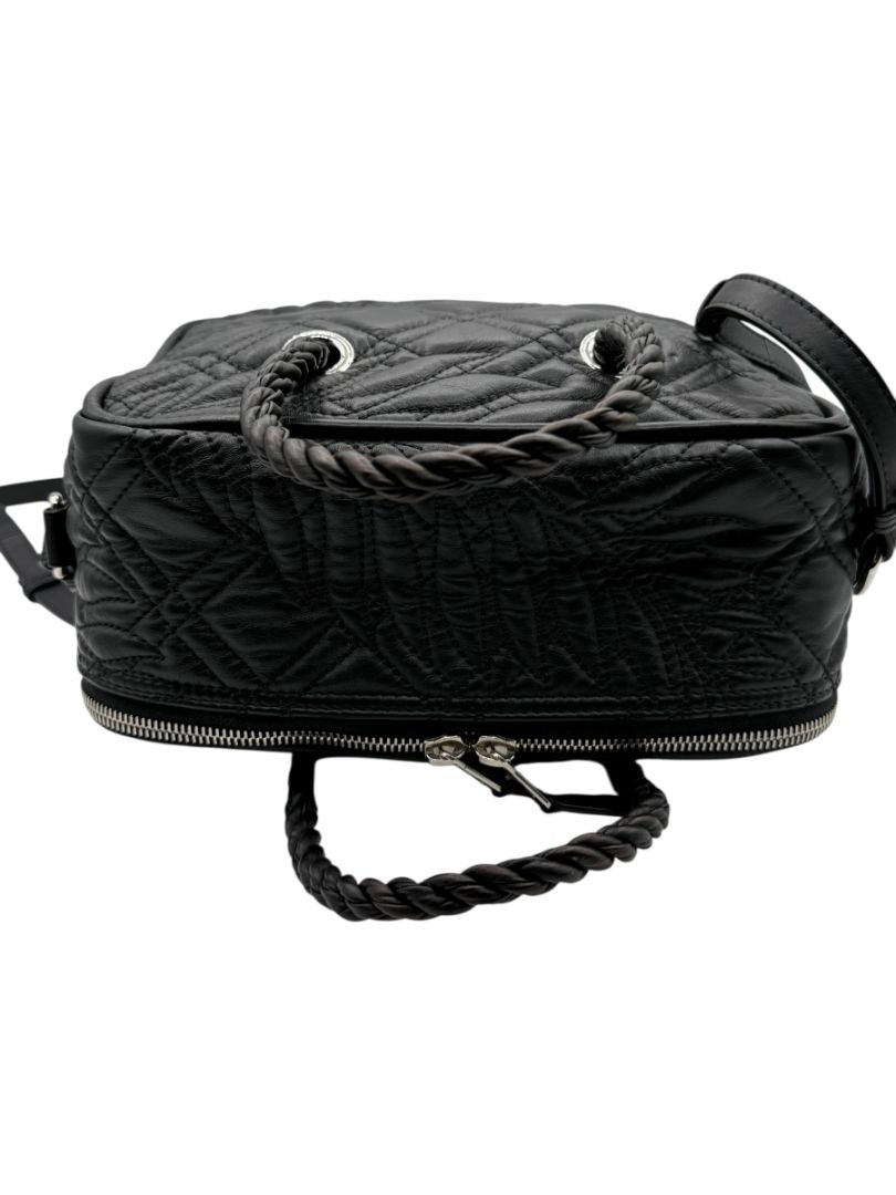 Balenciaga Quilted Blanket Square 2WAY Handbag - Black