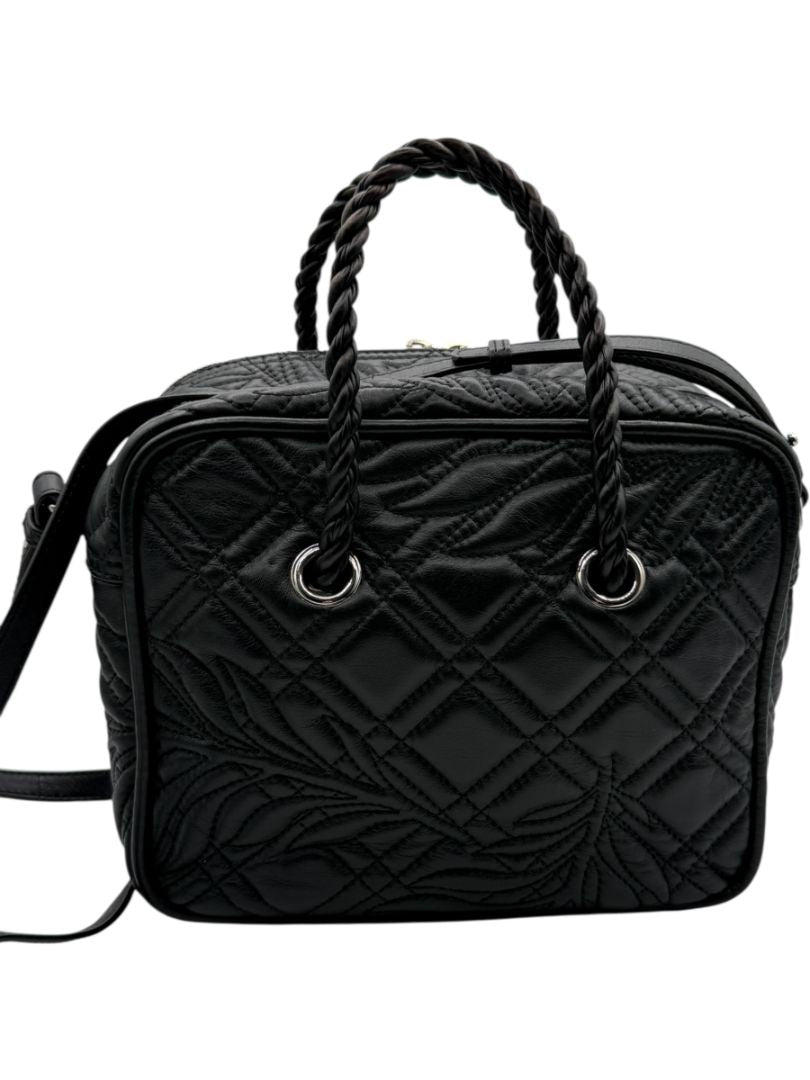 Balenciaga Quilted Blanket Square 2WAY Handbag - Black