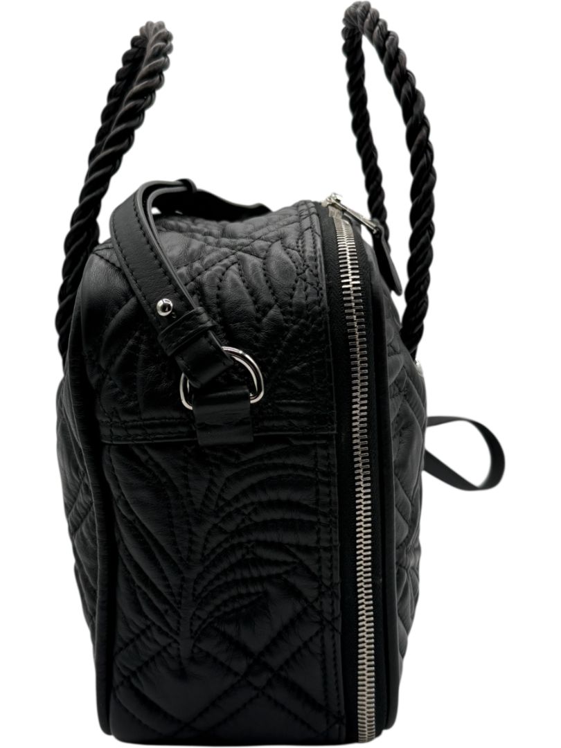 Balenciaga Quilted Blanket Square 2WAY Handbag - Black
