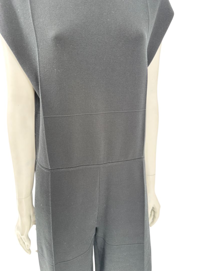 Balenciaga Black Sleeveless Wide-Leg Jumpsuit – Size FR 36
