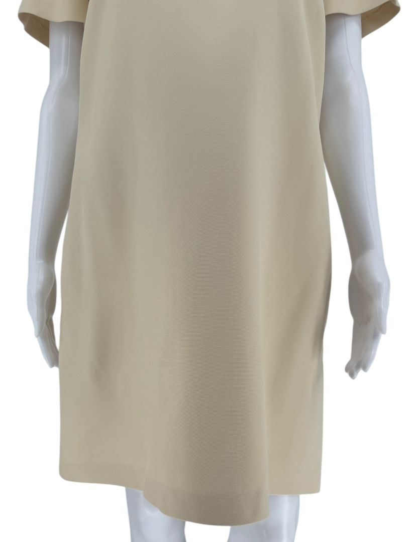 Gucci Gardenia Cady Crepe Wool Silk Dress – Size 44 – New with Tags