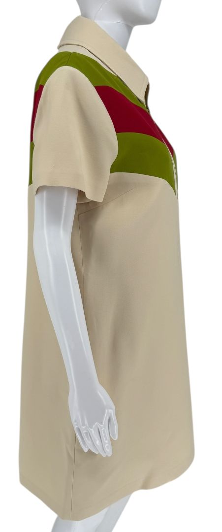 Gucci Gardenia Cady Crepe Wool Silk Dress – Size 44 – New with Tags