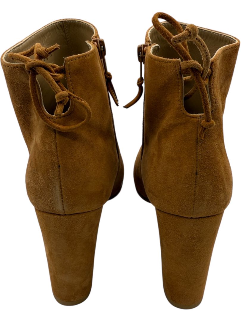 Stuart Weitzman Tan Suede Pointed Toe Booties – Size 8.5M