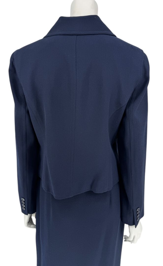 Lauren Ralph Lauren Navy Wool Blend Skirt Suit – Size 6 (NWT)