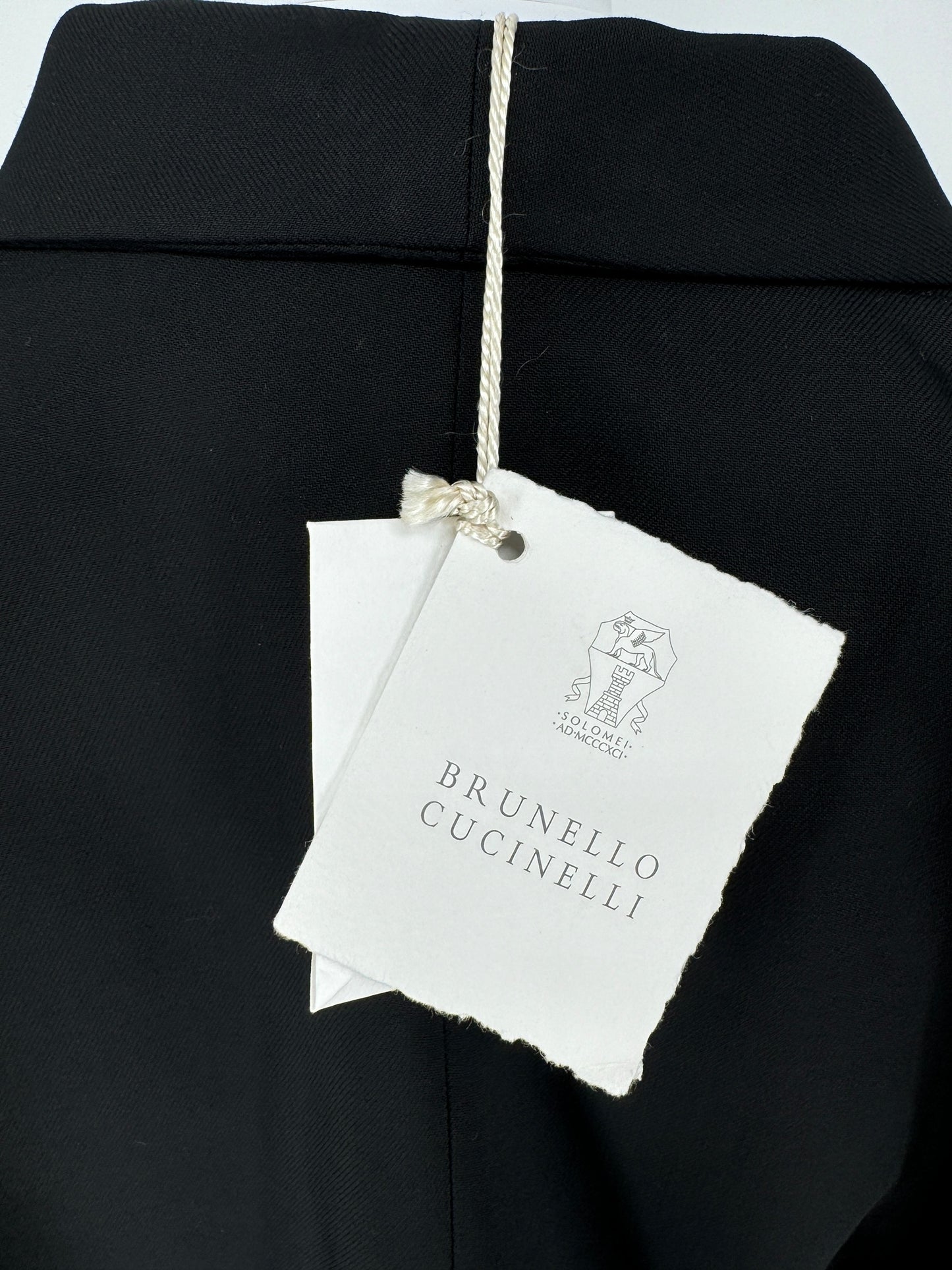 Brunello Cucinelli Black Layered Hem Blazer – Size 44 IT (US 8)
