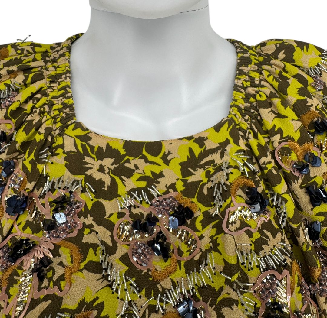 Christian Dior Cruise 2017 Embellished Mini Dress - Size 6