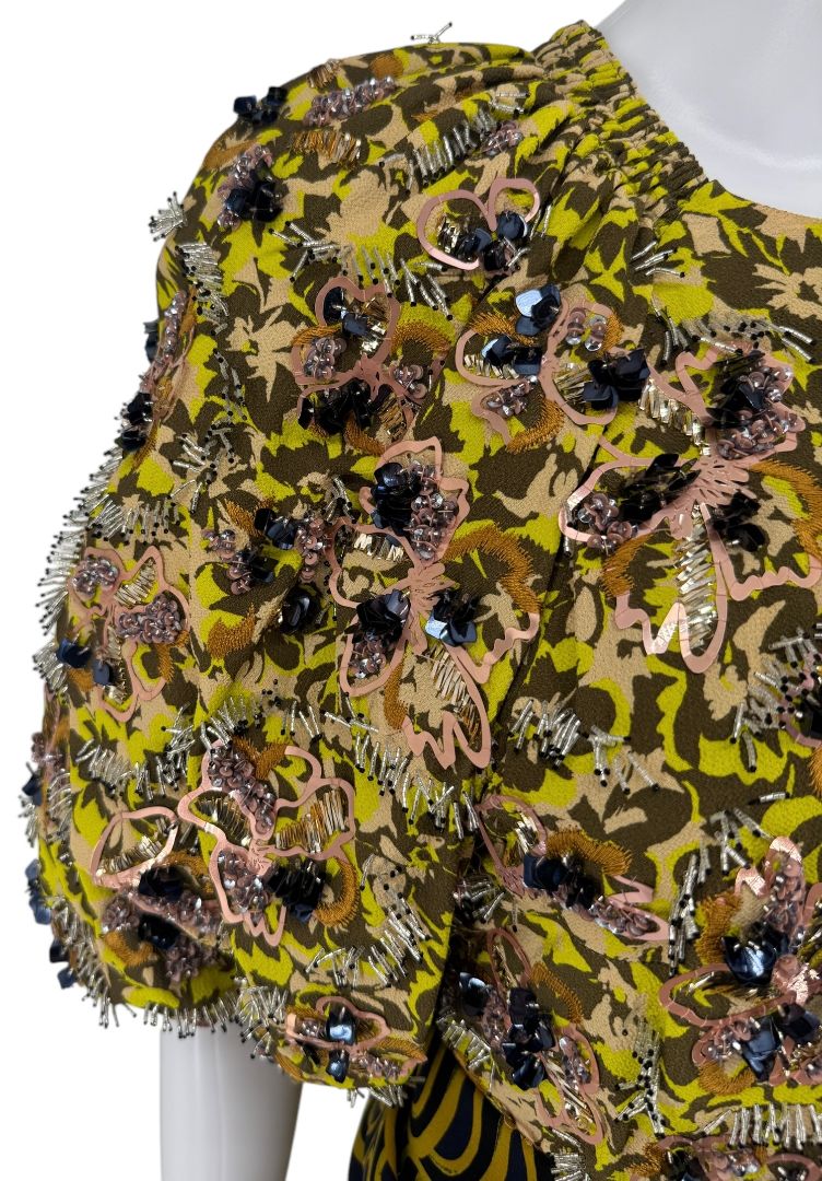 Christian Dior Cruise 2017 Embellished Mini Dress - Size 6