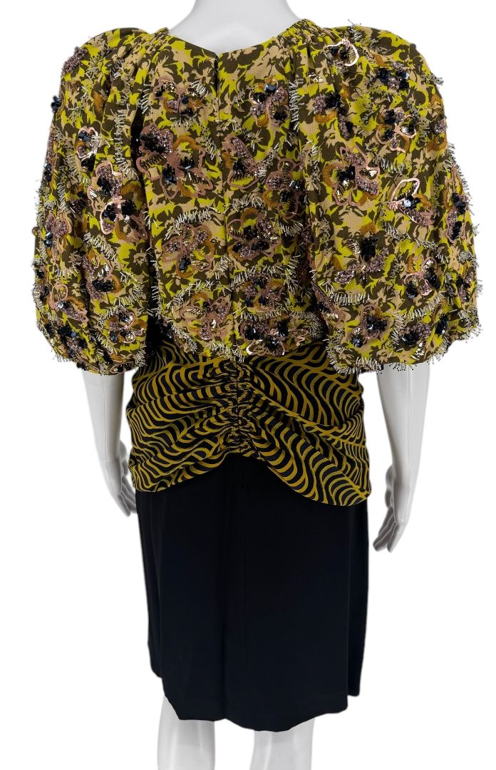 Christian Dior Cruise 2017 Embellished Mini Dress - Size 6