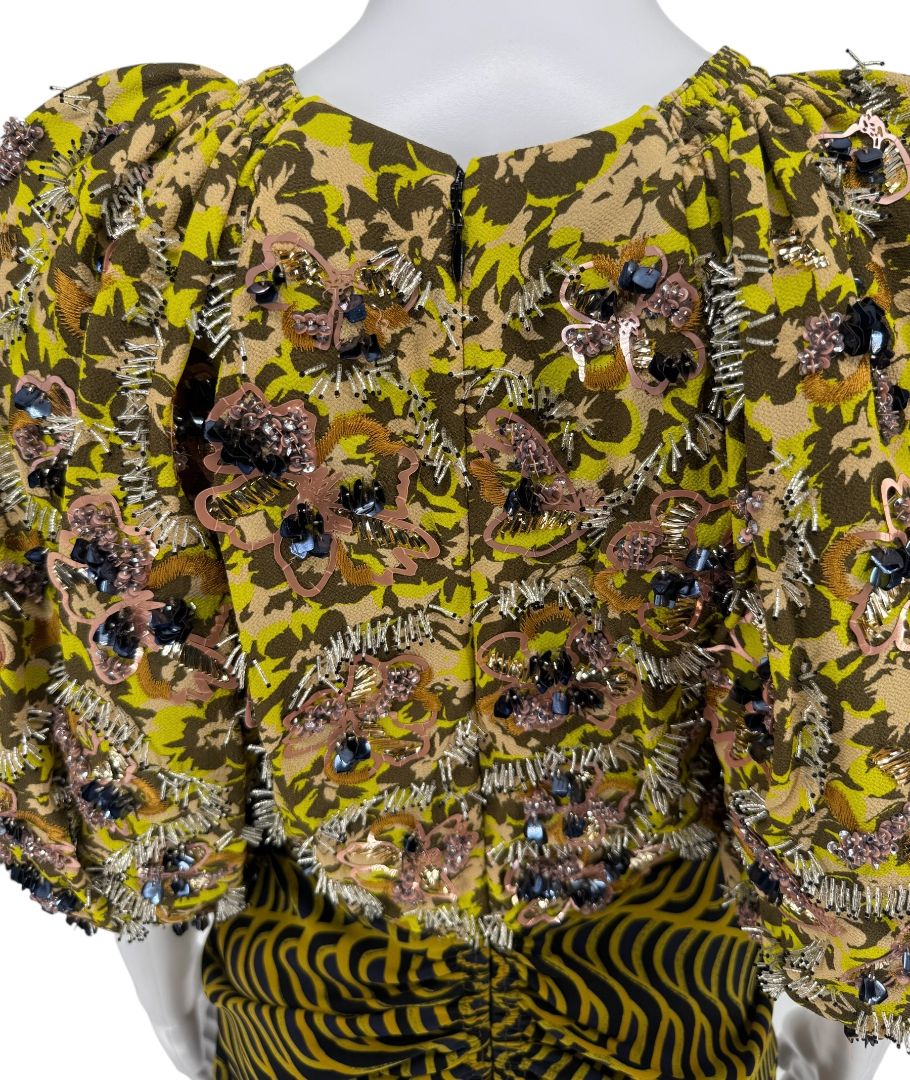 Christian Dior Cruise 2017 Embellished Mini Dress - Size 6