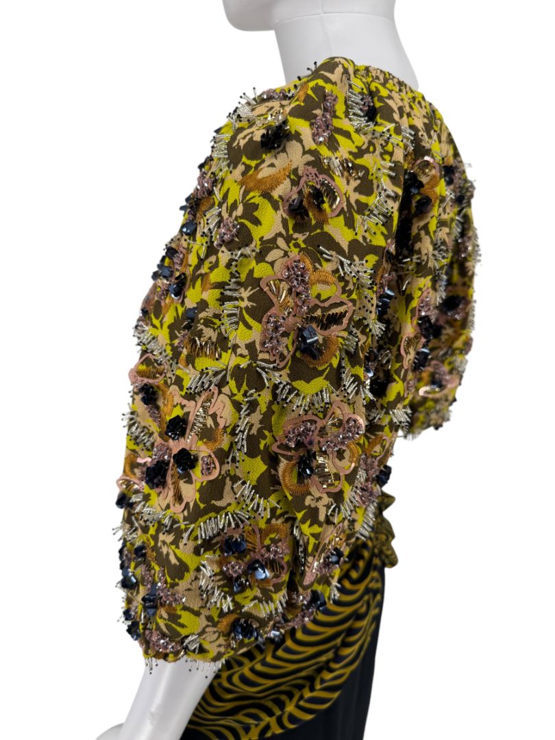 Christian Dior Cruise 2017 Embellished Mini Dress - Size 6