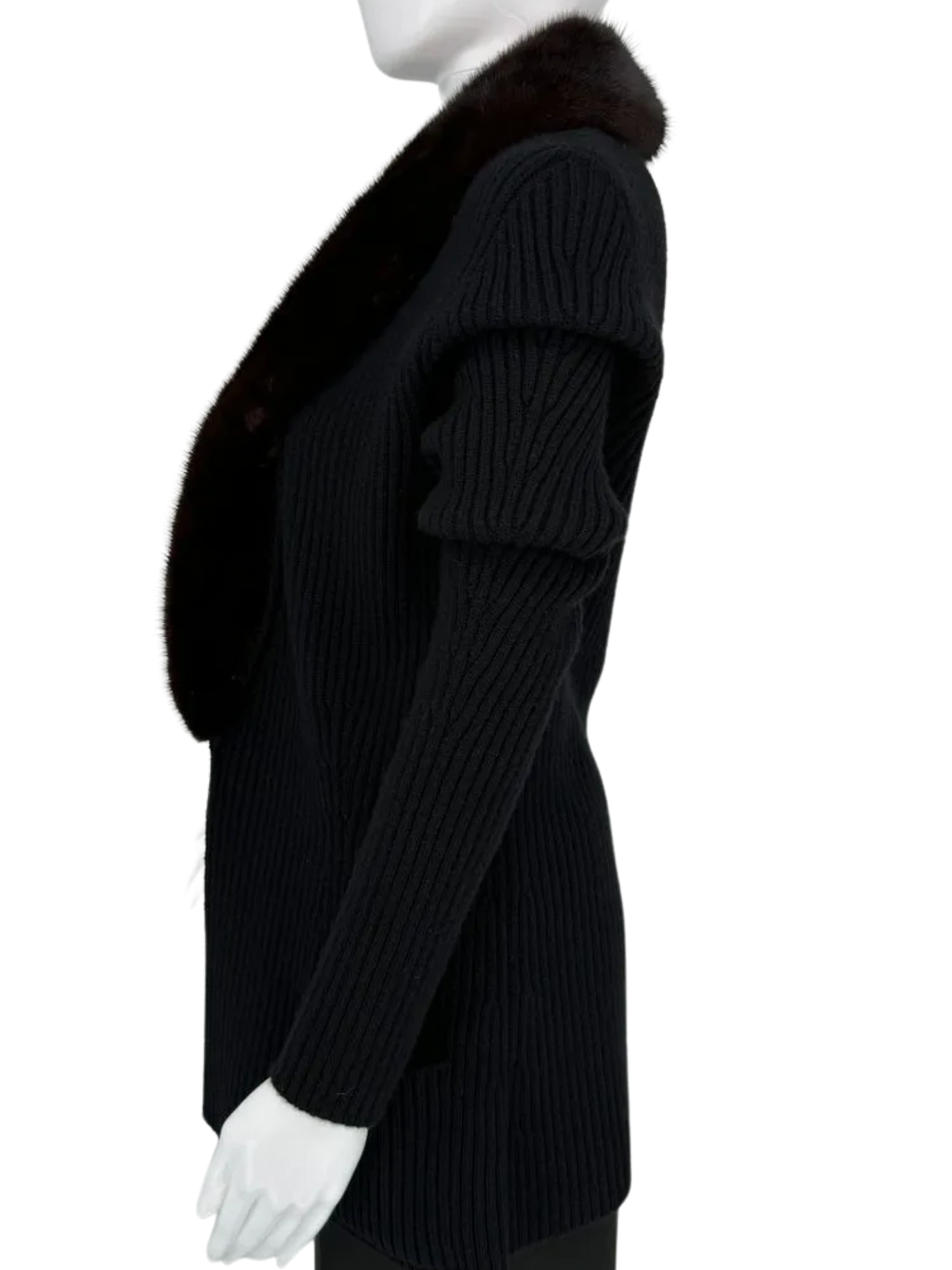 Mink Trimmed Valentino Sweater