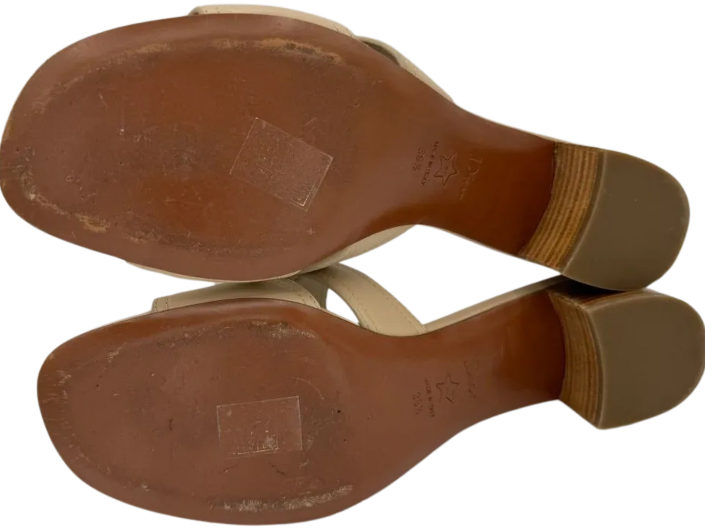 Christian Dior 30 Montaigne Leather Slides