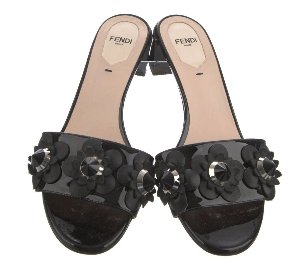 *NEW* Fendi "Flowerland" slide sandals