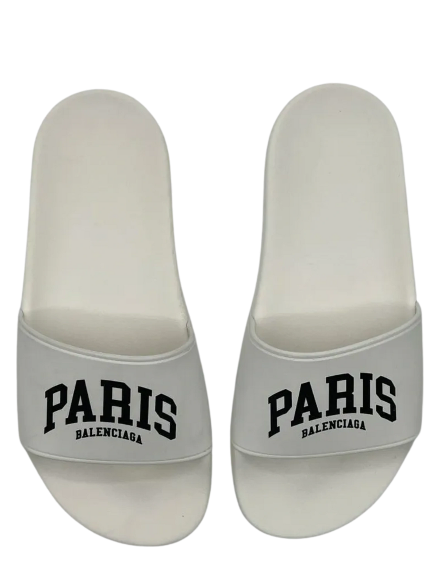 NEW Balenciaga Women's Cities Paris Pool Slide