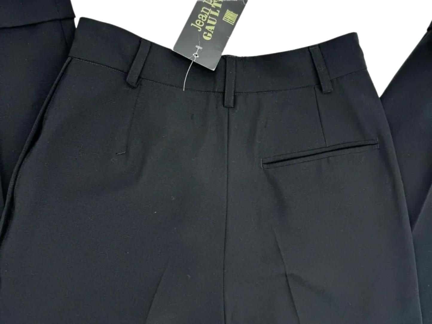 Jean Paul Gaultier Tuxedo Zipper Side Trousers