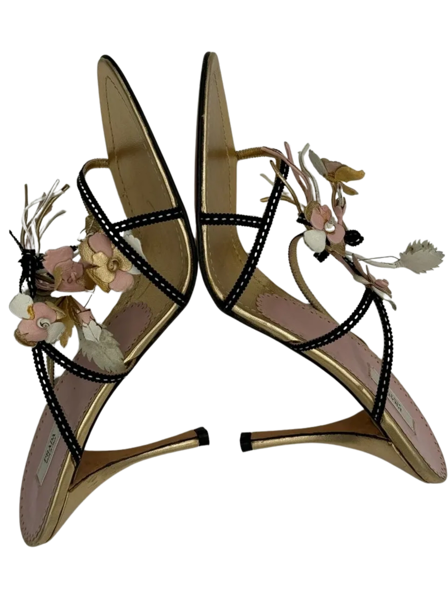 Prada Gold Pink White Flower Bouquet
Heels x Neiman Marcus 95th Anniversary