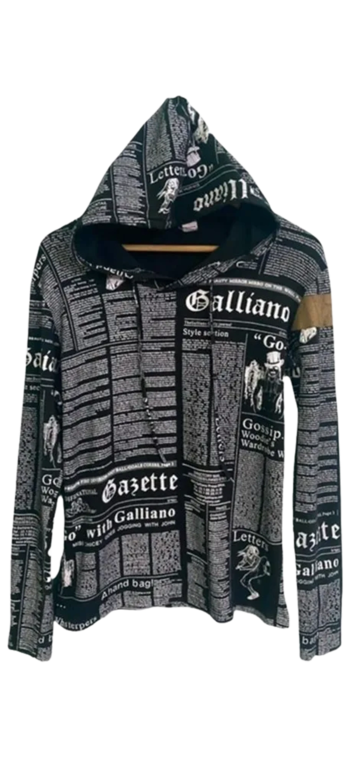 John Galliano Newsprint Top