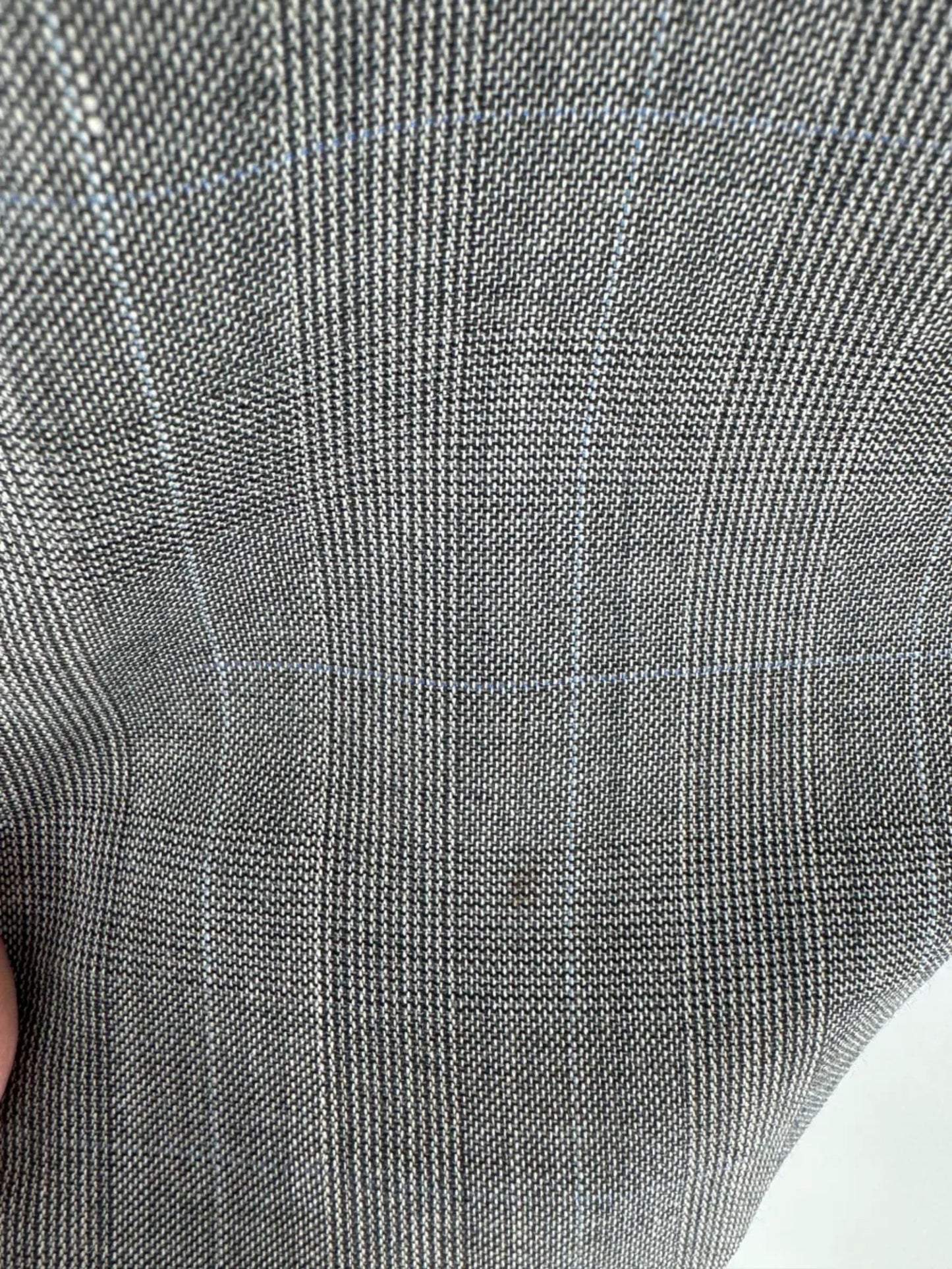 Vintage Burberry Suit - Pale Blue Stripe