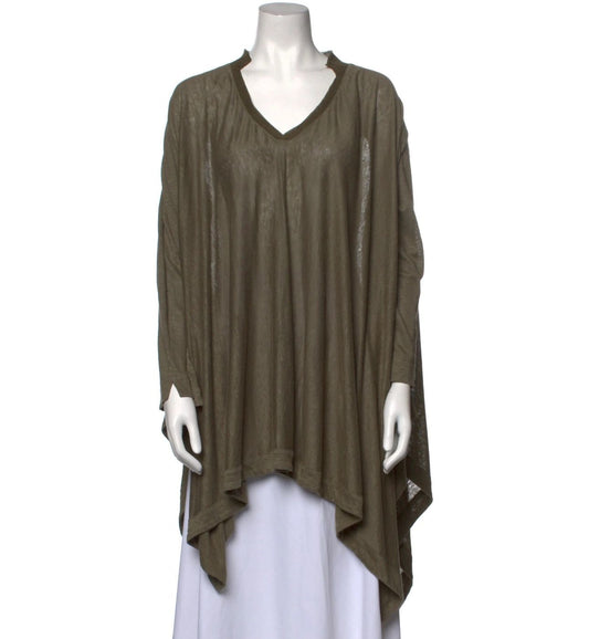 Loro Piana Linen Cowl Tunic