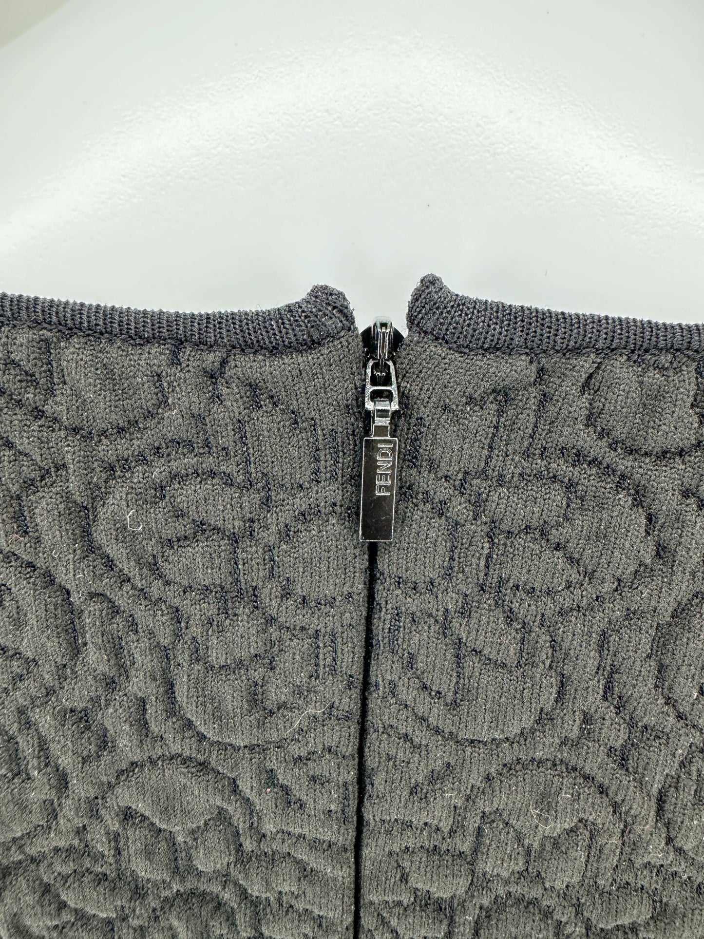 Fendi Embroidered and embossed dress - IT 44