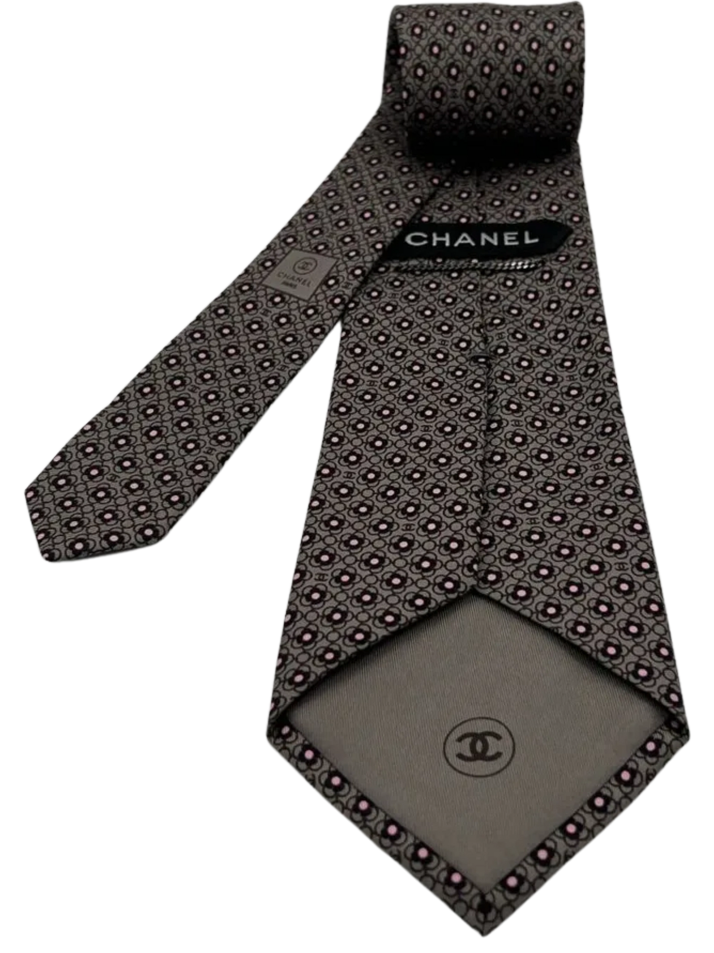 Chanel CC/Camellia Next Tie