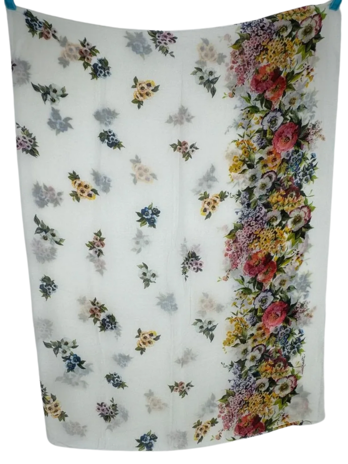 Dolce & Gabbana NWT Multicolor Floral Print Shawl