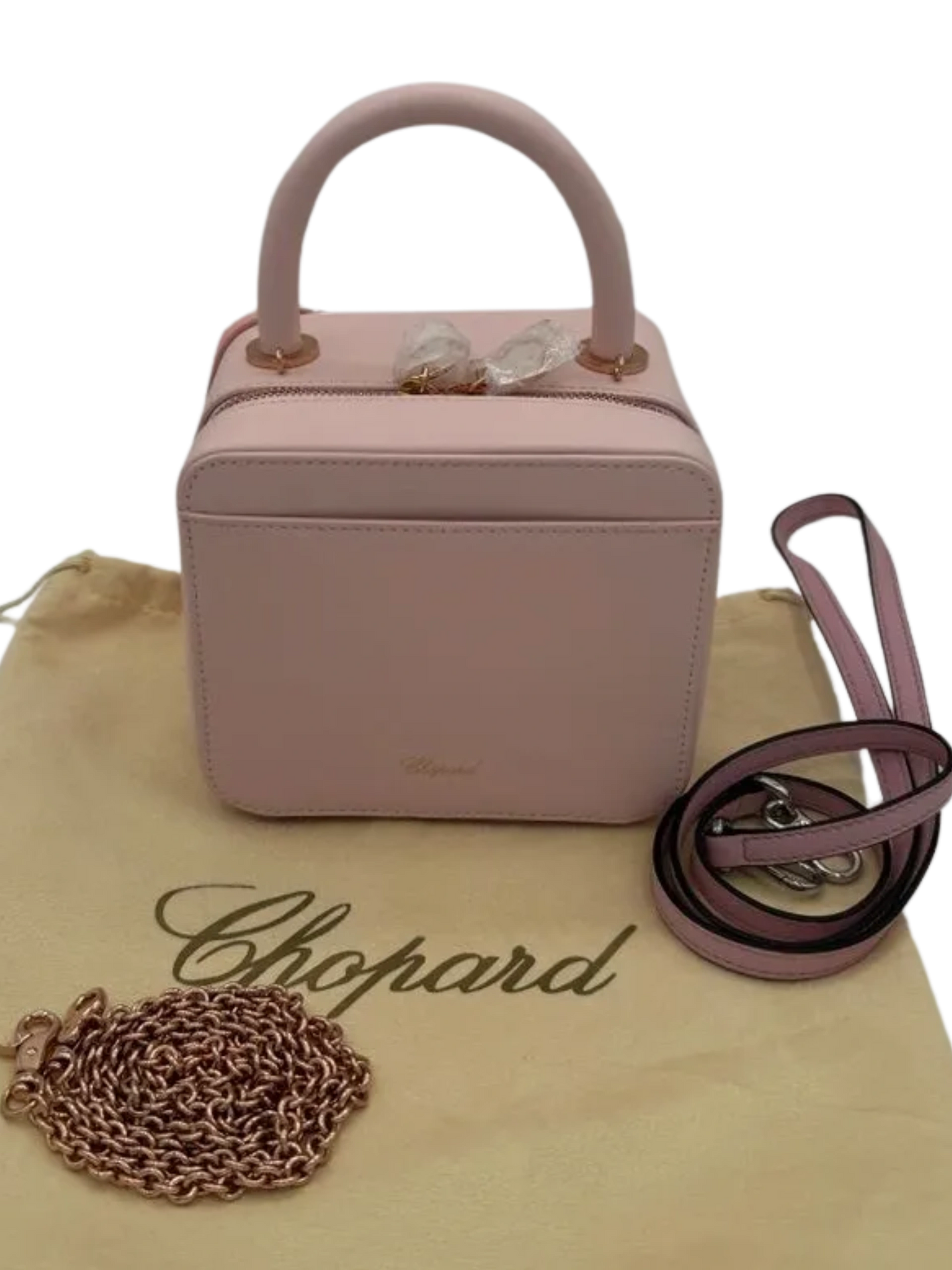 NWT Chopard x Chloë Sevigny Green Carpet Leather Shoulder Bag