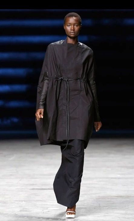 Rick Owens Spring 2012-Runway NASKA Jacket with Leather Sleeves