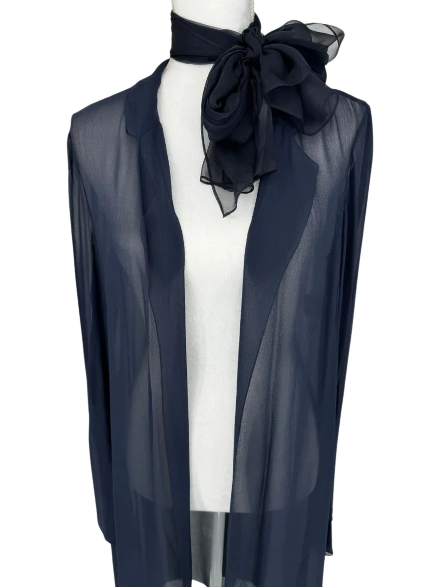 Chanel Silk Duster Jacket