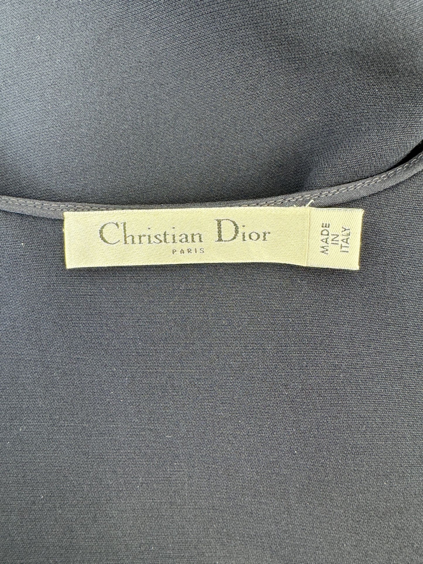 Christian Dior Asymmetrical Drape Shirt