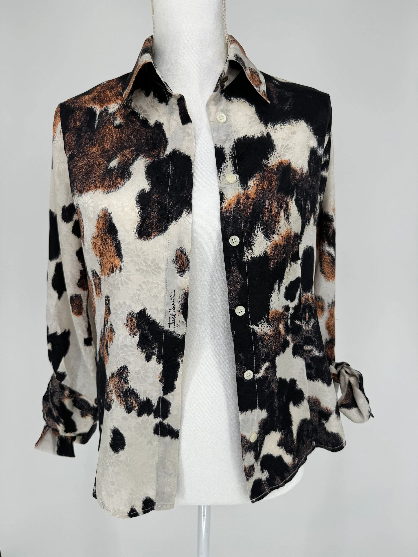 Cavalli Animal Print Blouse