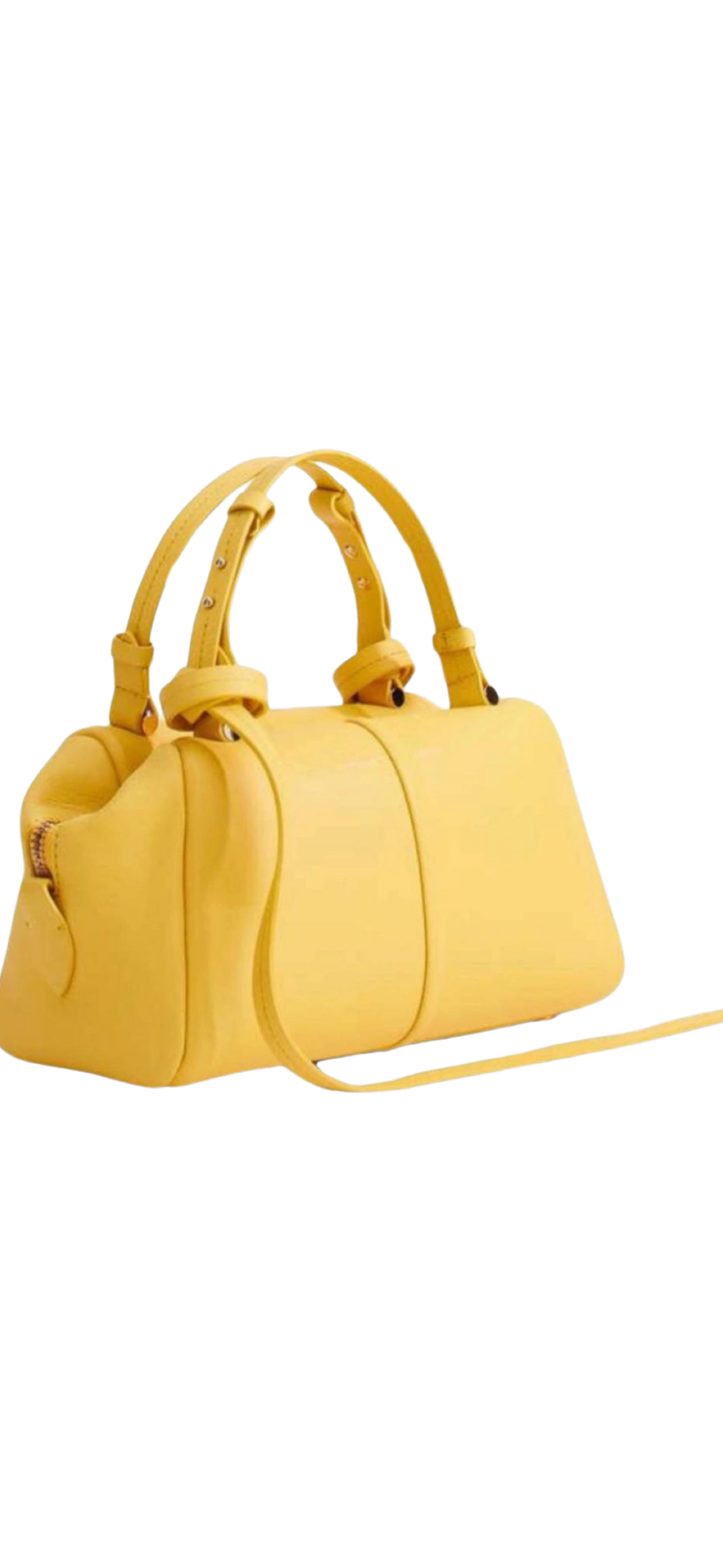 NWT Max Mara Ladies Elsab Yellow Handbag