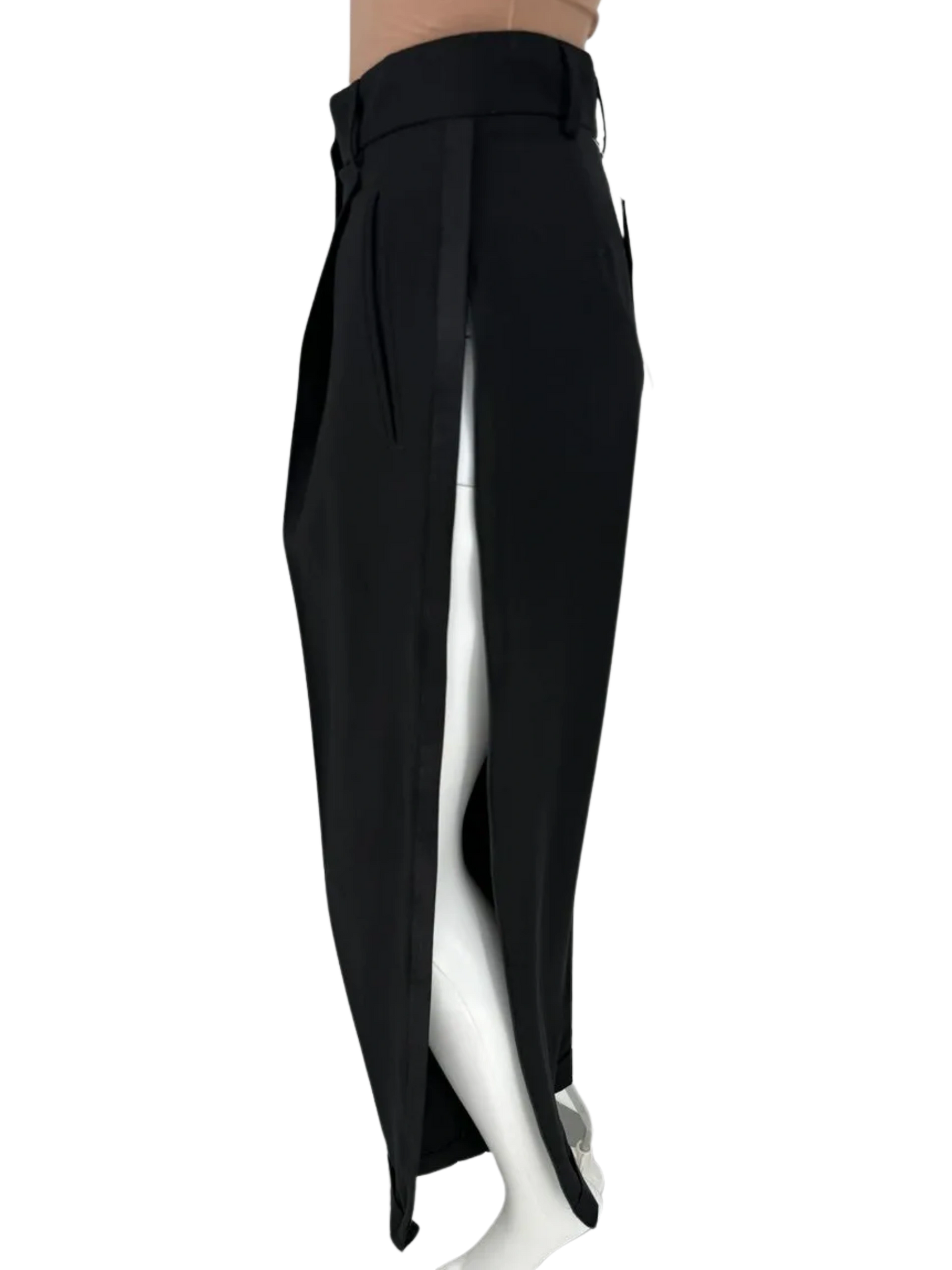 Jean Paul Gaultier Tuxedo Zipper Side Trousers