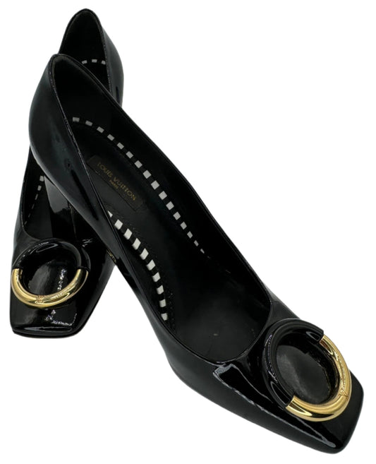 Louis Vuitton "Uptown" Pumps in Patent Leather - Size 39