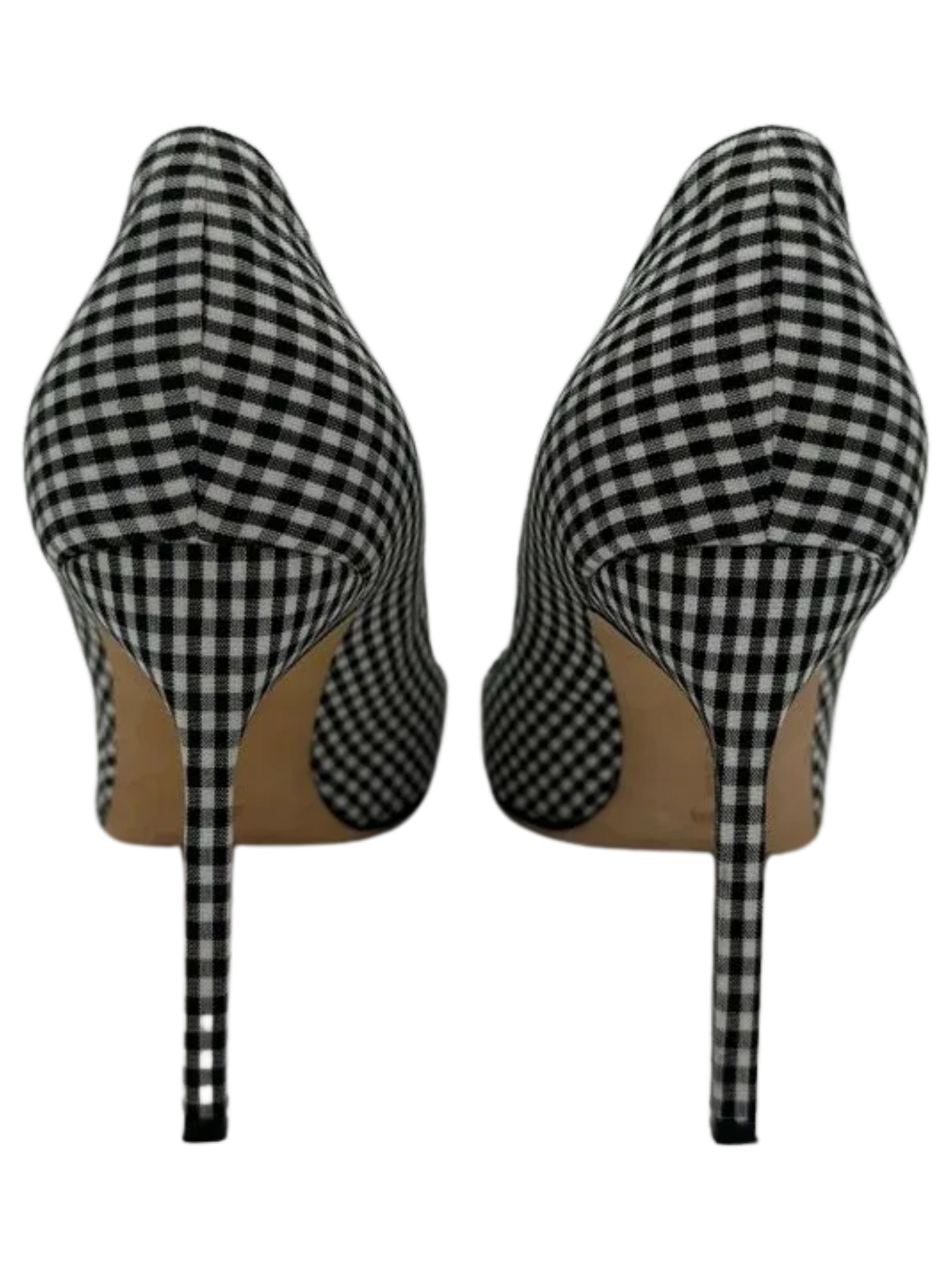 Manolo Blahnik Women's Black/White Gingham Stiletto