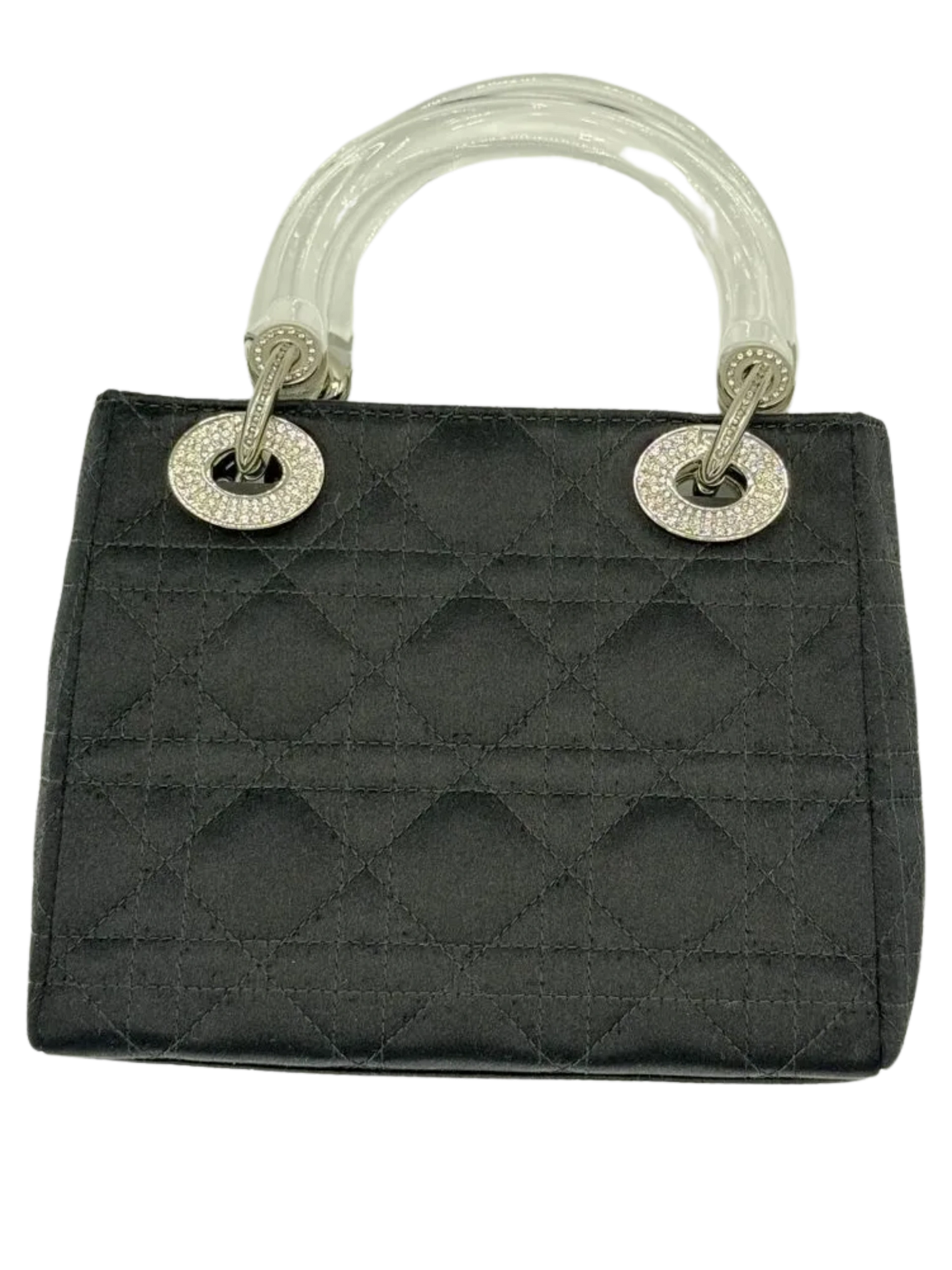 Christian Dior Mini Satin "Lady Dior" bag