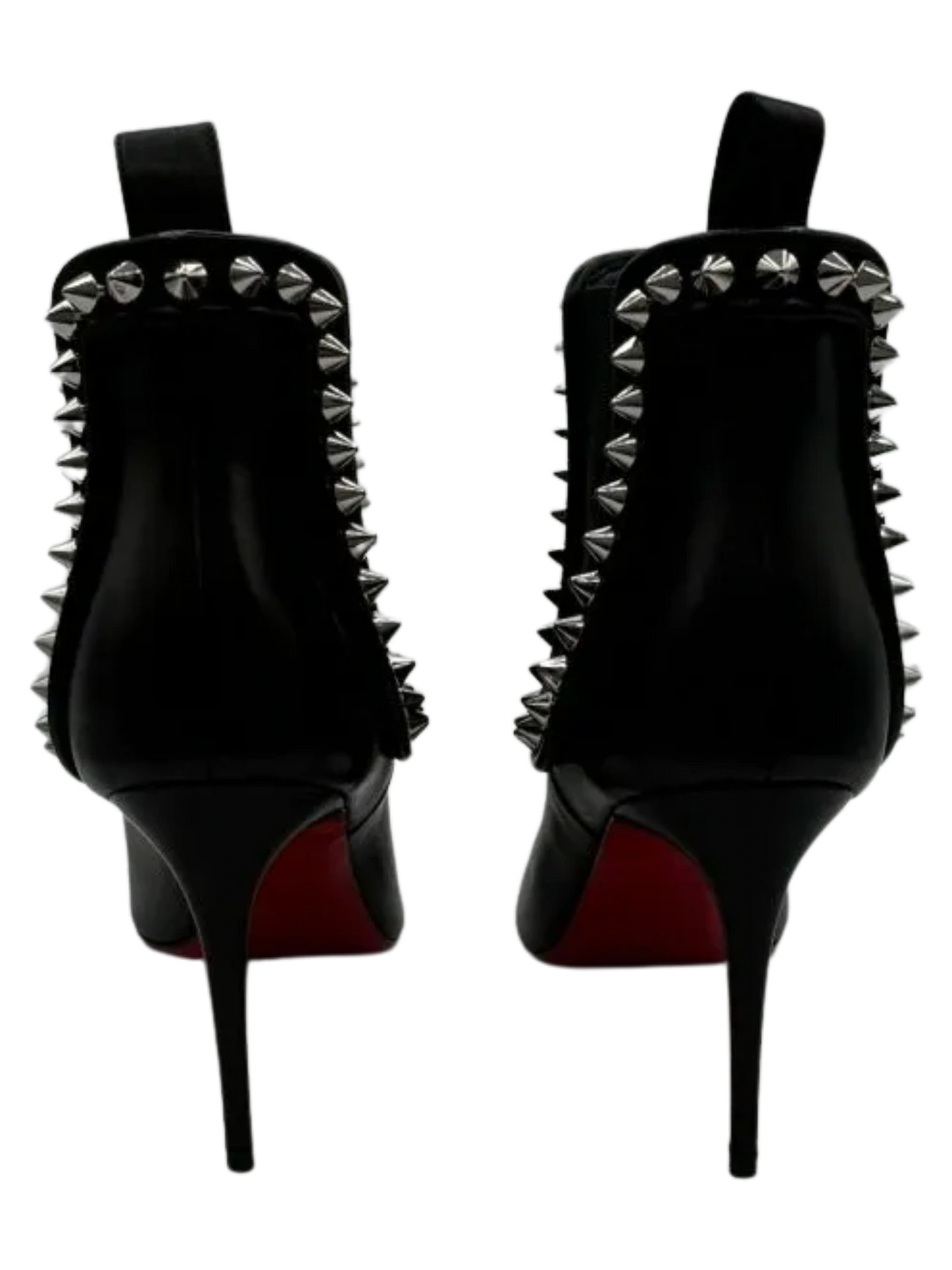 Christian Louboutin - Capaboot 85mm Spiked Napa Stiletto Ankle Boot Sz. 39.5