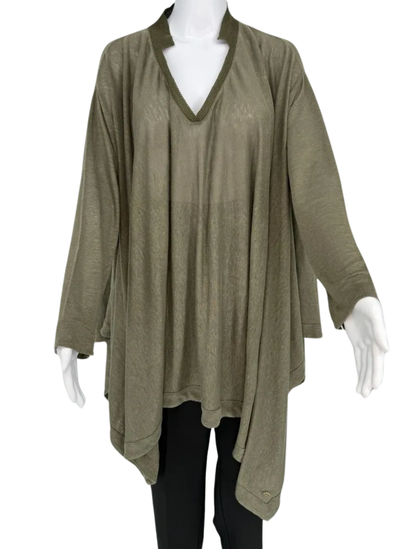 Loro Piana Linen Cowl Tunic