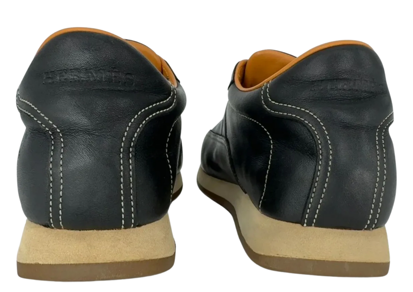 Black Hermes "Quick" Sneakers