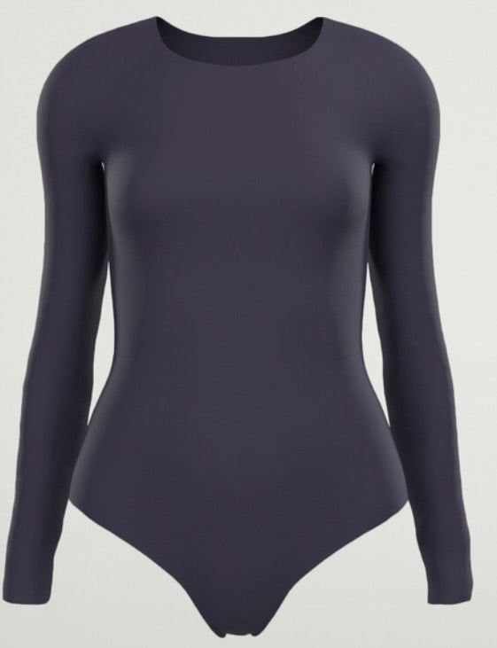 Wolford Long-Sleeve Crew Neck String Bodysuit – Size Medium
