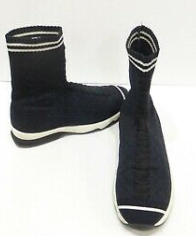 Fendi Rockoko Canvas Boots - Size 39