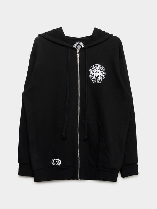 Chrome Hearts Black Zip Hoodie – Size M (Men's)