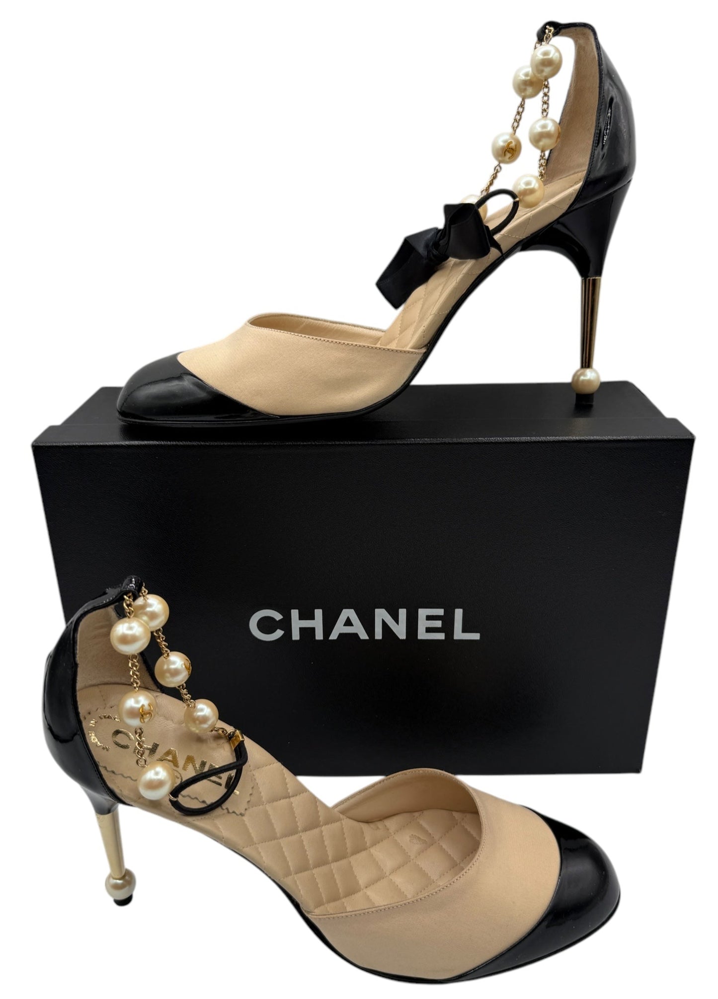 New Classic Chanel heels with pearls - Size 40