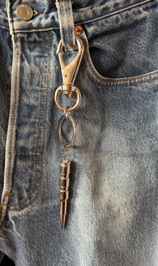 Givenchy Silver Bullet Keychain / Bag Charm – Excellent Pre-Owned Condition