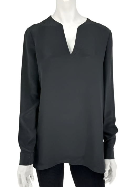 Loro Piana Black Silk Tunic Blouse – Size IT 44 (US 8/Medium)