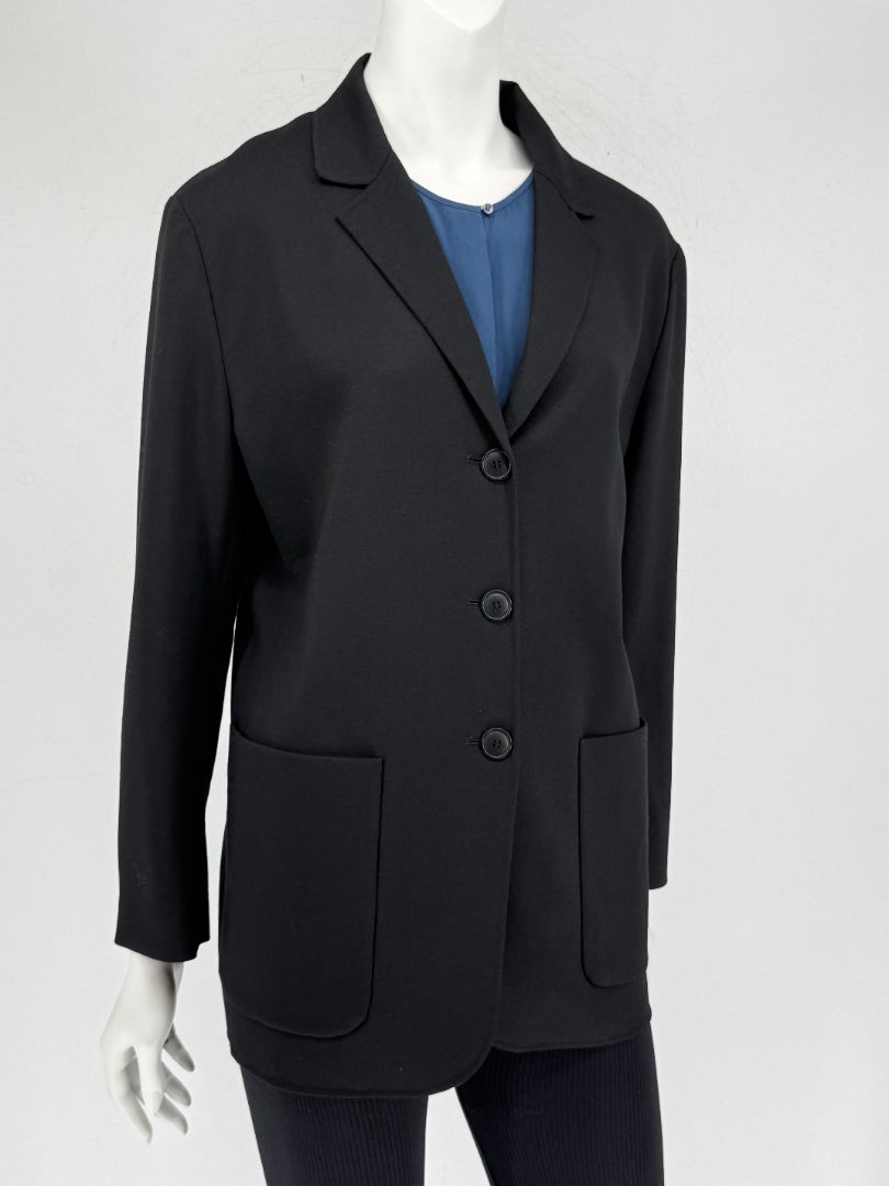 Loro Piana Black Wool Blazer – Size S