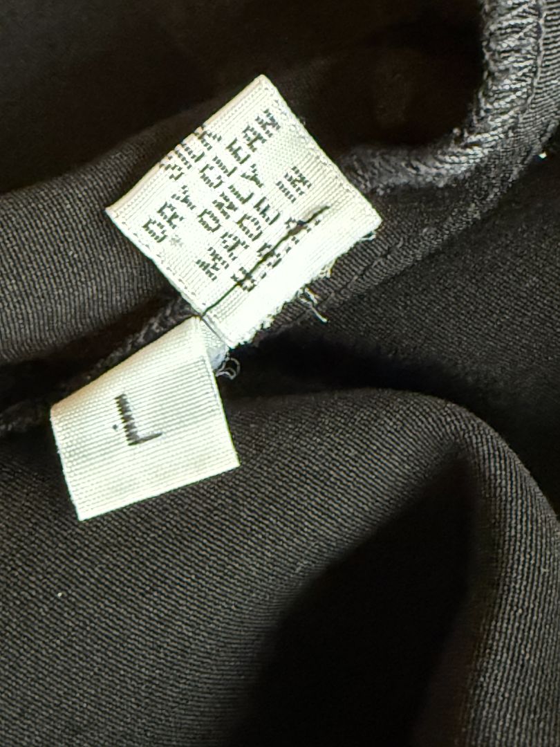 Peter Cohen Black Silk Convertible Collar Blouse – Size L